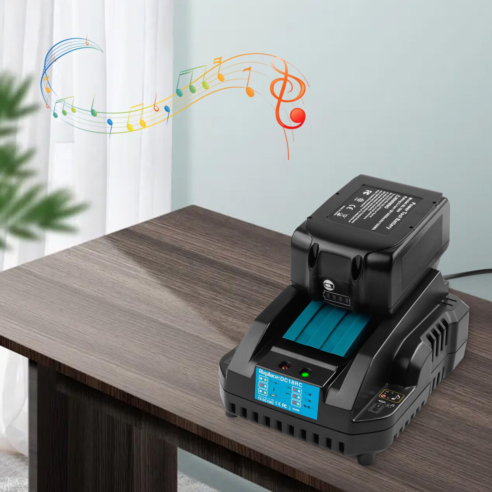18V DC18RC Charger for Makita 18-Volt LXT Lithium Battery 18V DC18RC Charger for Makita 18-Volt LXT Lithium Battery